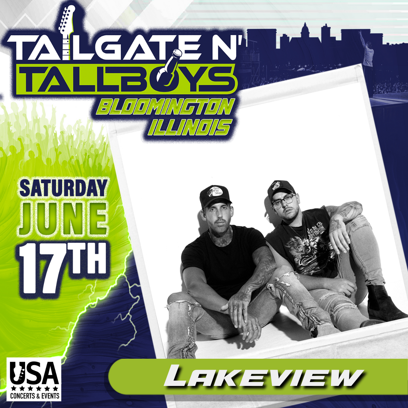 Bloomington Lineup Tailgate N' Tallboys