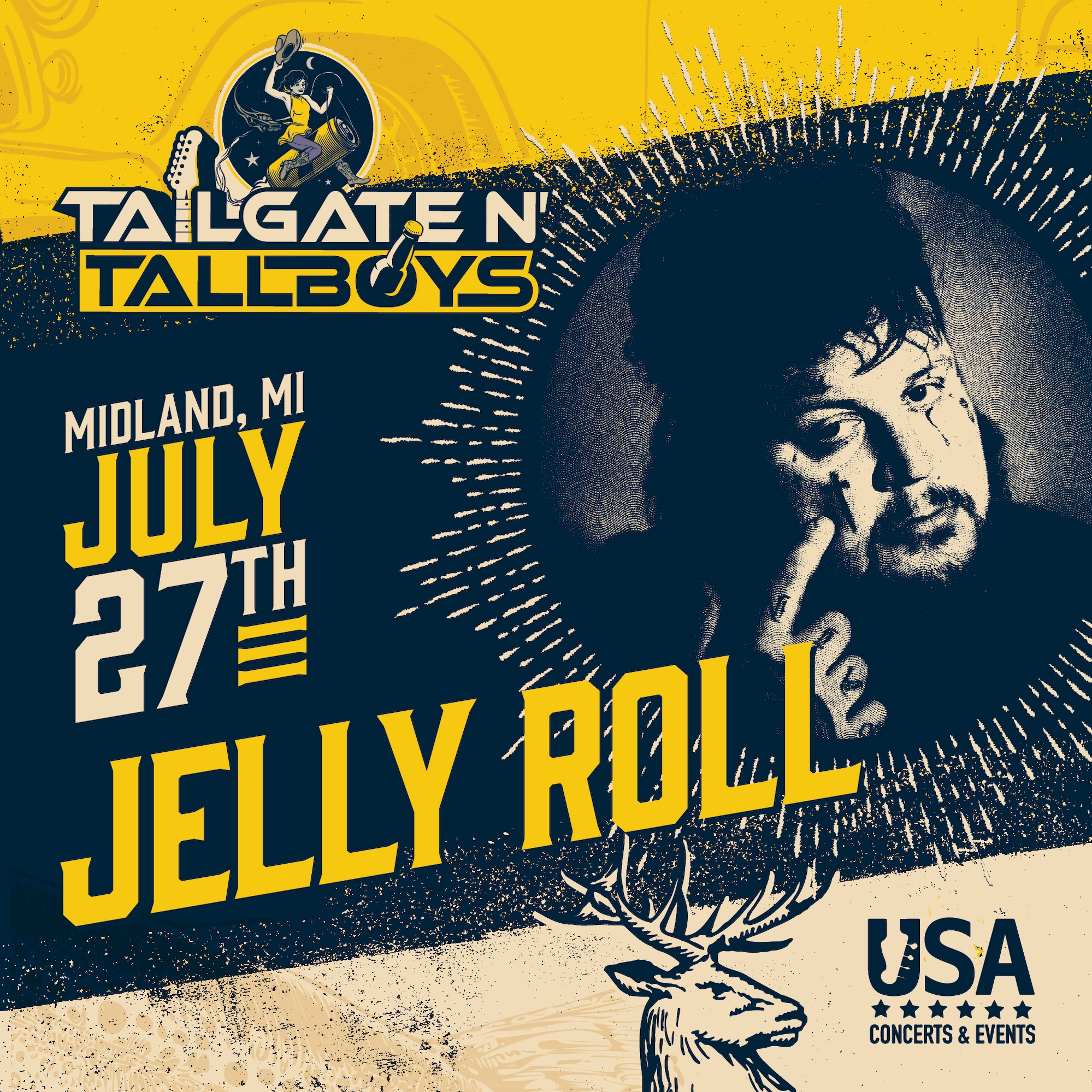 Jelly Roll Concert Tailgate N' Tallboys Michigan