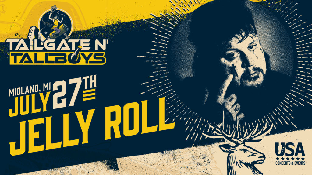 Jelly Roll festival in Michigan. Tailgate N' Tallboys