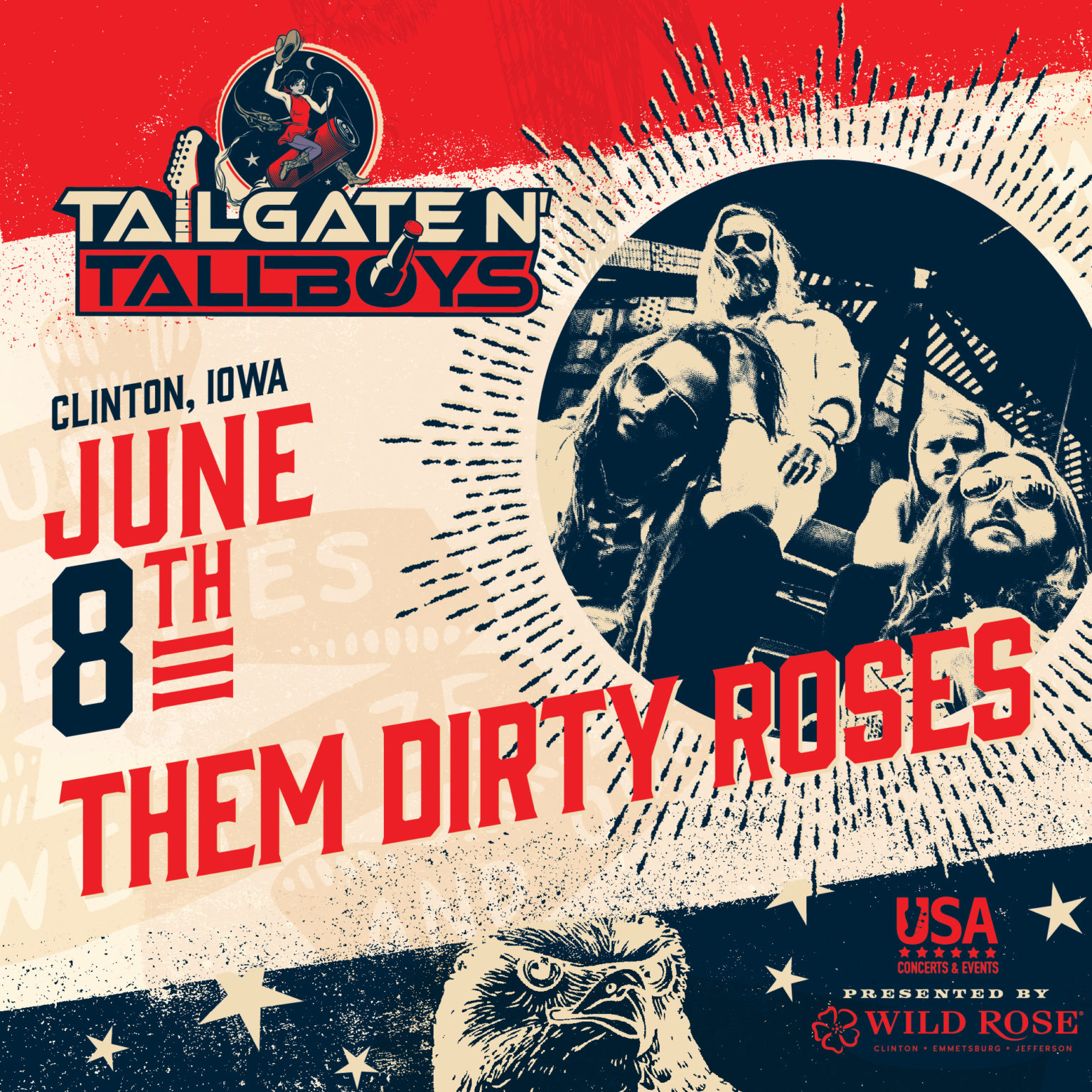 New Lineup Clinton Tailgate N' Tallboys
