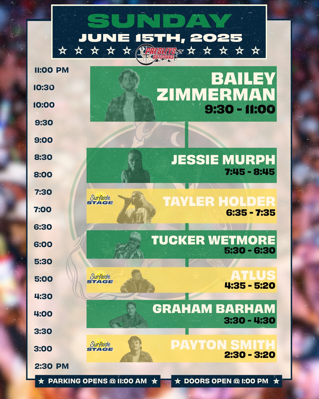 Bloomington Sunday Schedule